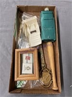 MISC--OLD DIAPER PINS, LETTER OPENERS,7-UP MATCHES