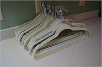 Lot of 35 Velvet Feel Hangers