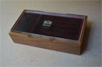 Wood Jewelry Box w/Lid