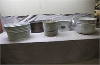 (5) Assorted Vintage Wash Basins