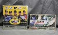 (2) Racing Signs, Approx 15"x15" & 17"x10"