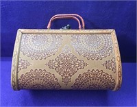 Vintage Wood Purse with design 9x5" see Photos