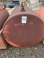 500 gallon motor oil tank