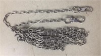 15' stainless light duty chain with clasps