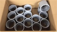15 Kraloy 2.5" PVC couplings