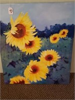 Acrylic Sunflower Painting 20"x24"