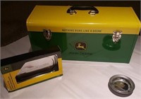New Vintage John Deere Toolbox w/2 magnetic nuts