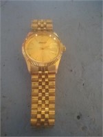 Amalfi gold tone men's watch