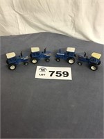 Set Of 4 1/64 Ford Tractors Out Of packages