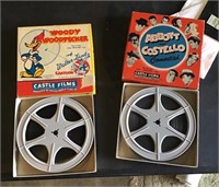 Abbott & Costello and Woody Woodpecker 8 mm films