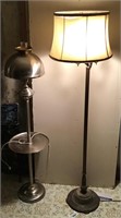 Lamp table and floor lamp