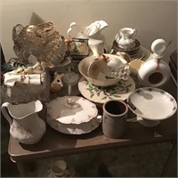 Group of porcelain and collectibles