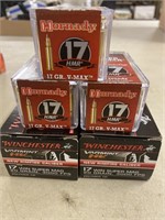 Five boxes of 17 HMR