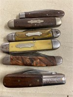 Six pocket knives, the Barlow looks brand new