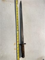 Bayonet dated 1907.    21 inches long