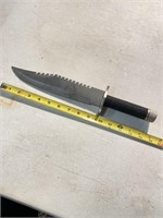 New hunting knife, 15 inches long, no sheath Has