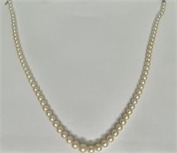 18" Real Pearl Necklace