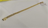 14k Gold Bracelet 7.5"