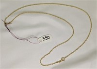 14k Gold Chain 18"