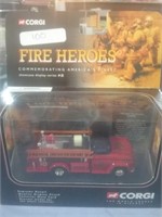 Corgi fire heroes fire truck in original box