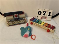 Junior typewriter,Fisher price pull-a-tune