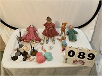 Vintage Miscellaneous dolls with pieces and parts
