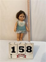 Vintage 1962 Mattel Tiny chatty baby doll.