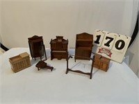 Vintage Doll house furniture