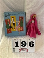Vintage 1961 Barbie doll case and Barbie doll