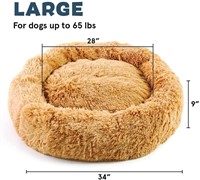 BarkBox Dog Bed 2-in-1 Memory Foam Donut