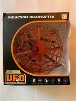 UFO Induction Quadcopter Toy- Red
