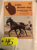 1982 Little Brown Jug, Deleware Co. Fair harness