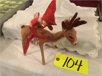 (2) Annabelle 88 mobilitee dolls, deer & elf