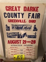 Darke County Fair poster