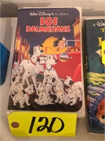 Walt Disney 101 Dalmations VHS tape, good