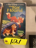 Walt Disney The Fox & The Hound VHS, case has