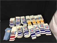 14 NOS 1980s HANES TUBE SOCKS