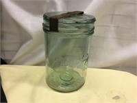 18 oz Aqua EUREKA Canning Jar with Glass Lid