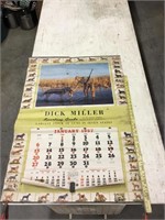 1957 Dick Miller Sporting PRINCETON IN Calendar