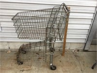 Vintage Metal Shopping Cart