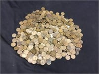 Group of Un-Sorted Wheat Pennies