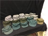 15 1980s NOS Canvas Hat Caps