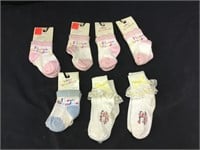 1980s NOS Baby Booties & Childrens Socks