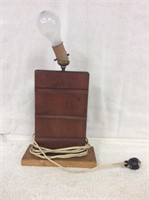 MCM Wooden Lamp