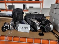 MIXED LOT OF 6 VIDEO CAMERAS