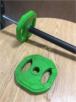 Green 2.5kg Rubber Weight Plate