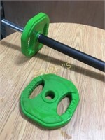Green 2.5kg Rubber Weight Plate