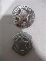 Dodge City & Texas Ranger Badges