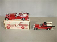 Ertl Eastwood & Cedarburg Fire Truck Coin Banks