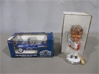 Indy 500 Pace Car Bank & Rick Mears Bobble Head